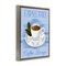 Stupell Industries Espresso Coffee Lounge Floater Framed Canvas Wall Art Design by Hey Bre! Creative Studio